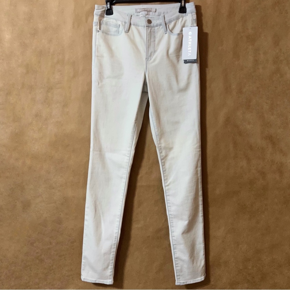 Athleta | NWT Sculptek Skinny Jeans Biscayne Wash Stretch Denim Size 10 Tall